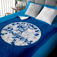 Vintage Brooklyn Baseball Logo Distressed Baby Blanket — Baby Blankets