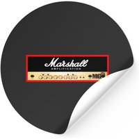 Marshall Amplification Stickers for Black Theme