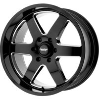 American Racing AR926 Patrol Gloss Black Milled Wheels 20x9 — Wheels & Rims