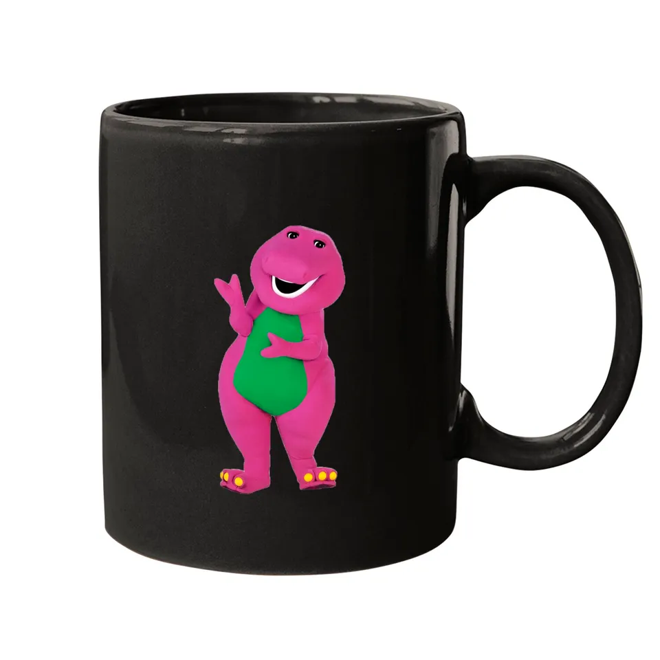 Barney The Dinosaur Classic Mugs - Customizable Ceramic — Mugs & Tumblers
