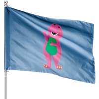 Barney The Dinosaur Classic House Flags - Double-Sided Print — Decorative Flags