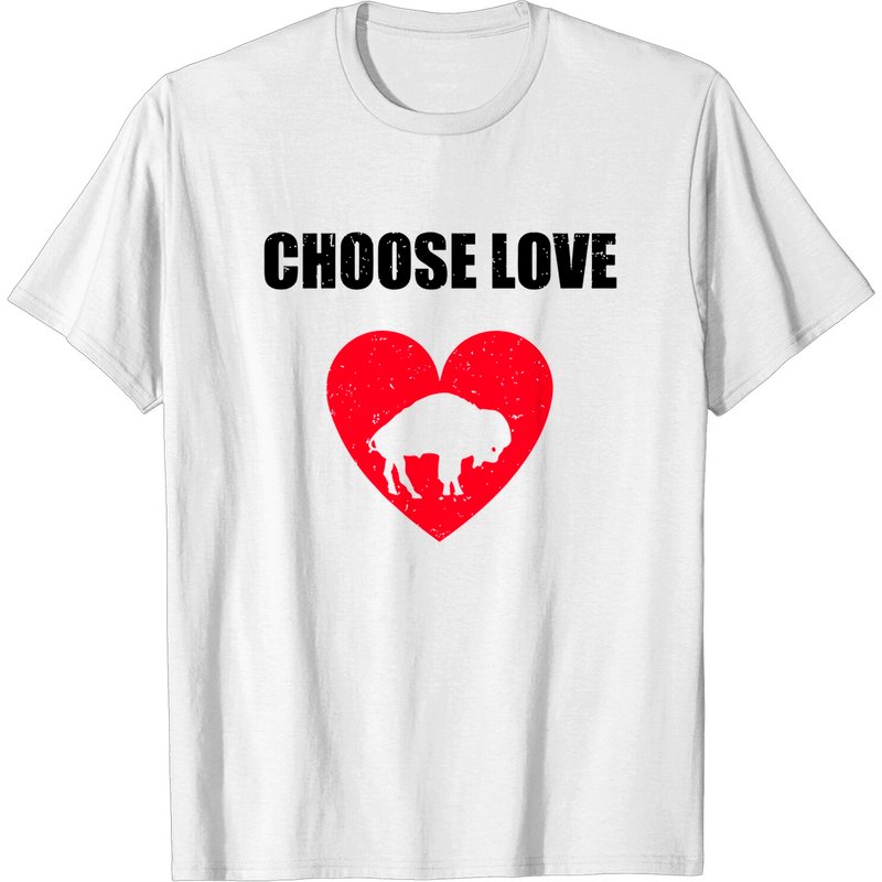 Choose Love Bills - T-shirt Classique Buffalo Strong pour Hommes — T-shirts pour hommes