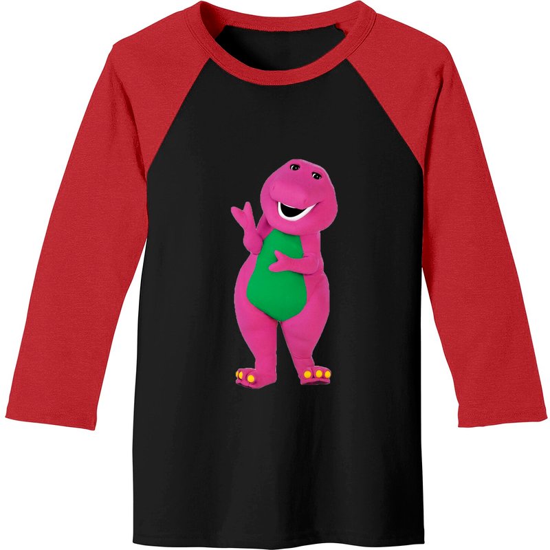 T-shirts de Baseball Classiques Barney le Dinosaure pour Hommes — T-shirts pour hommes