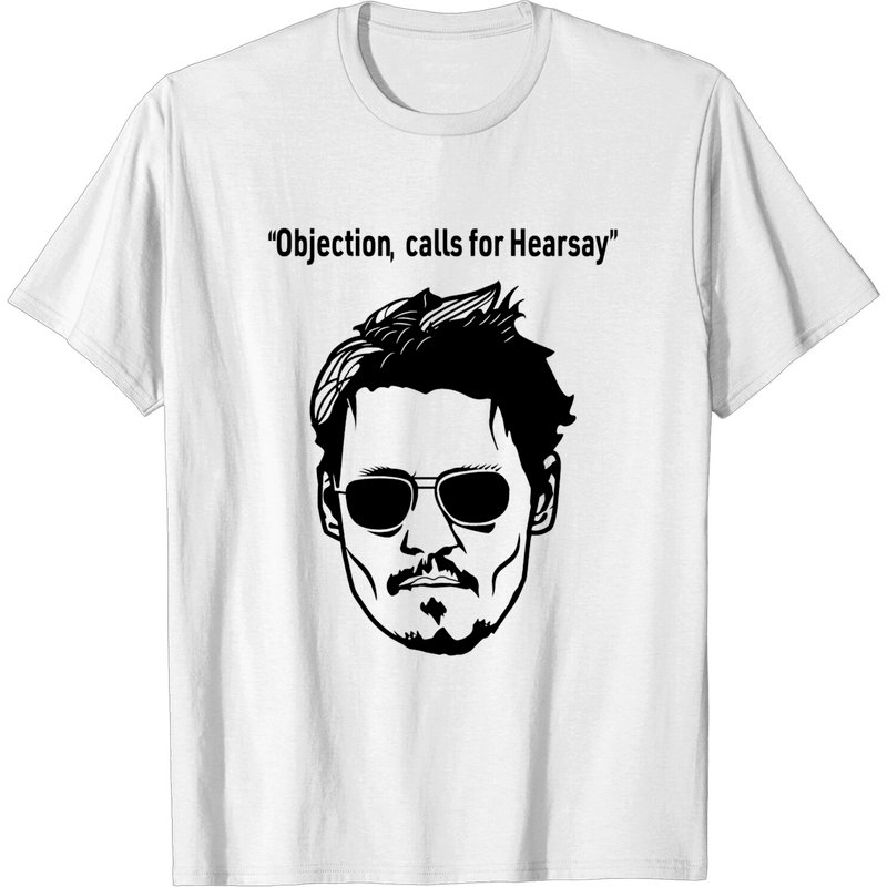 T-shirt Justice Pour Johnny Depp pour Hommes