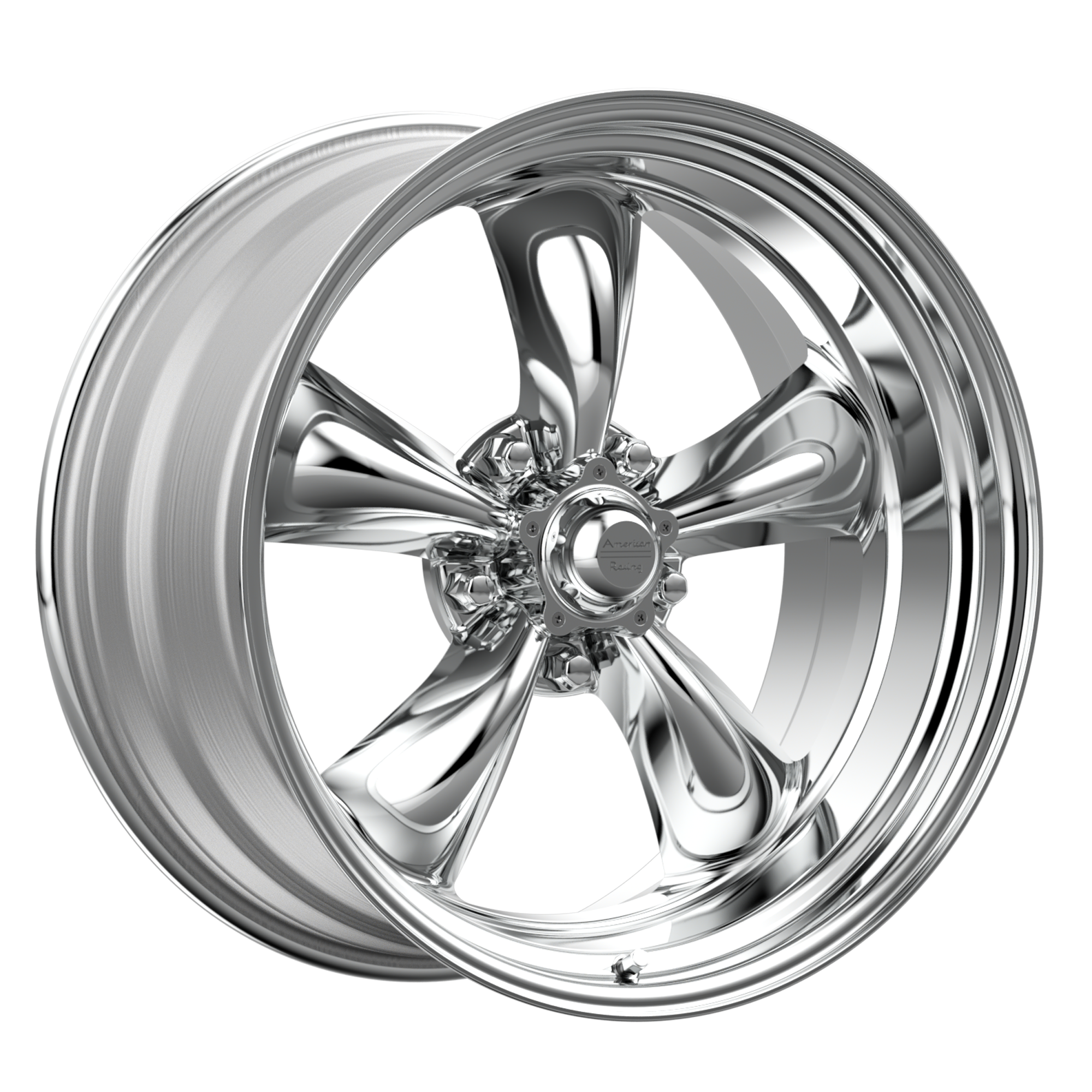 American Racing Vintage VN515 Torq Thrust II Polished Wheels 15x10 5x114.3 BP