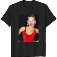 T-shirt pour hommes Kate Moss en noir