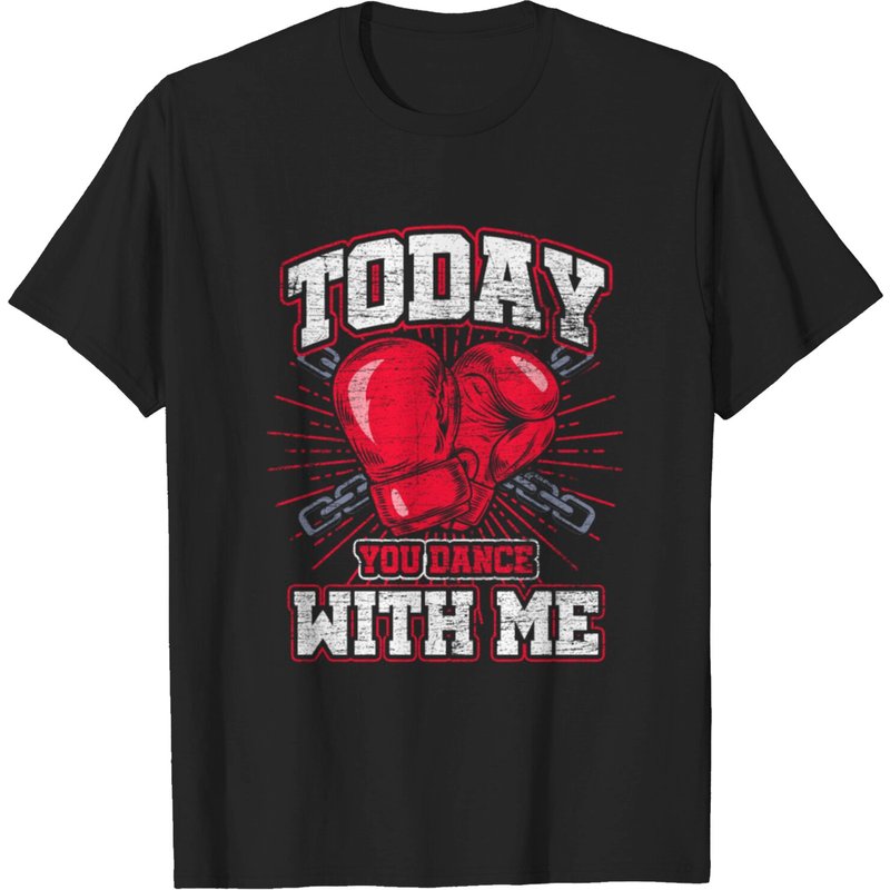 T-shirt pour hommes avec gants de boxe Boxer Sports Fighter — T-shirts pour hommes