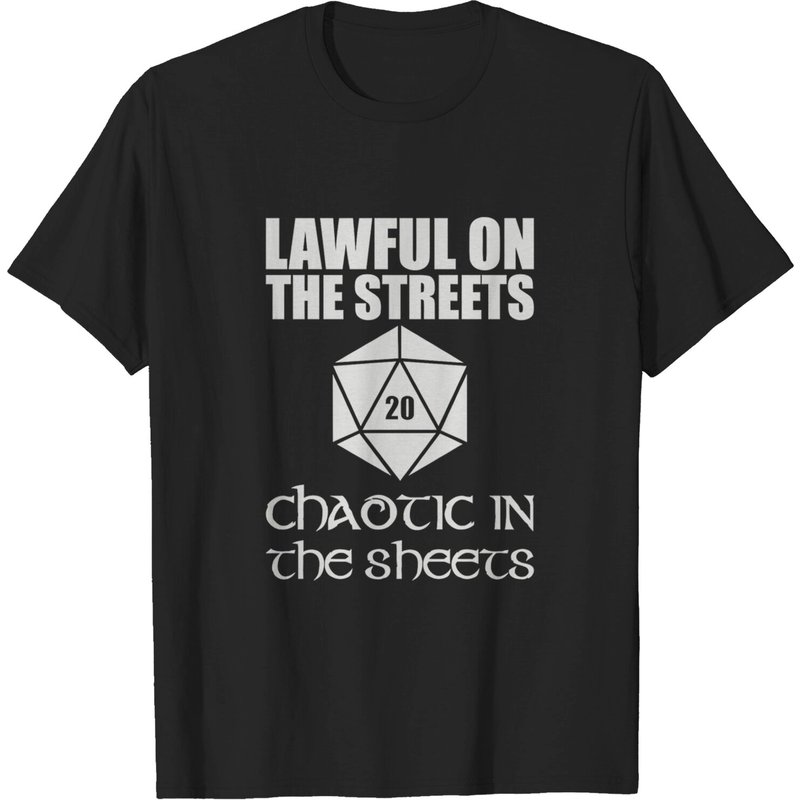 T-shirt Lawful In The Streets Chaotic In The Sheets pour hommes — T-shirts pour hommes