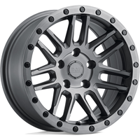 Black Rhino Arches Matte Brushed Gunmetal 15x7 Rims 5x100 Bolt Pattern — Wheels & Rims