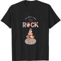 T-shirt pour hommes Great Lakes Rock Colored Rock Stack Petoskey Stone