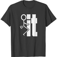 T-shirt Fxxk It Stick Figure pour hommes — T-shirts pour hommes