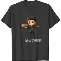T-shirt Love Me Some Pie pour hommes en noir — T-shirts pour hommes