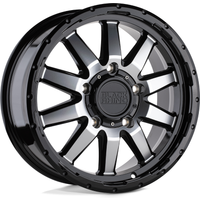 Jantes Black Rhino Excursion Noir Brillant Usiné - 17x7.5 - 6x139.7