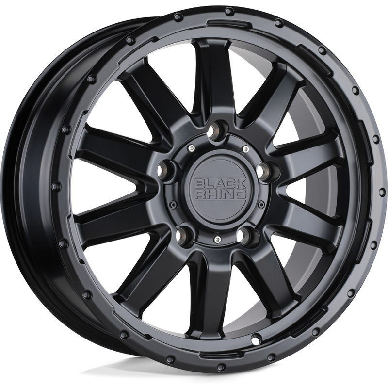 Roues Black Rhino Excursion Noir Mat - 17x7.5 - 6x139.7 — Roues et jantes