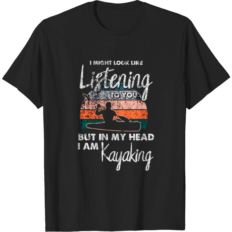 T-shirt Sport Kayaker Vintage Kayak pour Hommes — T-shirts pour hommes