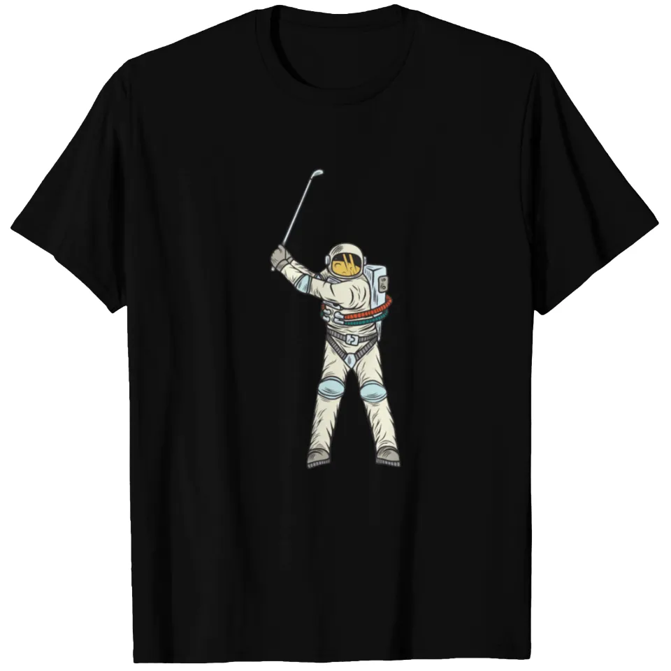 Astronaut Golfer T-Shirt for Men