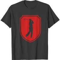 T-shirt avec emblème de golfeur pour hommes en noir — T-shirts pour hommes