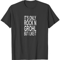 T-shirt Rock N Grohl pour hommes en noir — T-shirts pour hommes