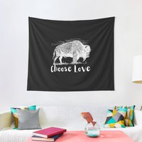 Choose Love Buffalo Tapestry — Tapestries