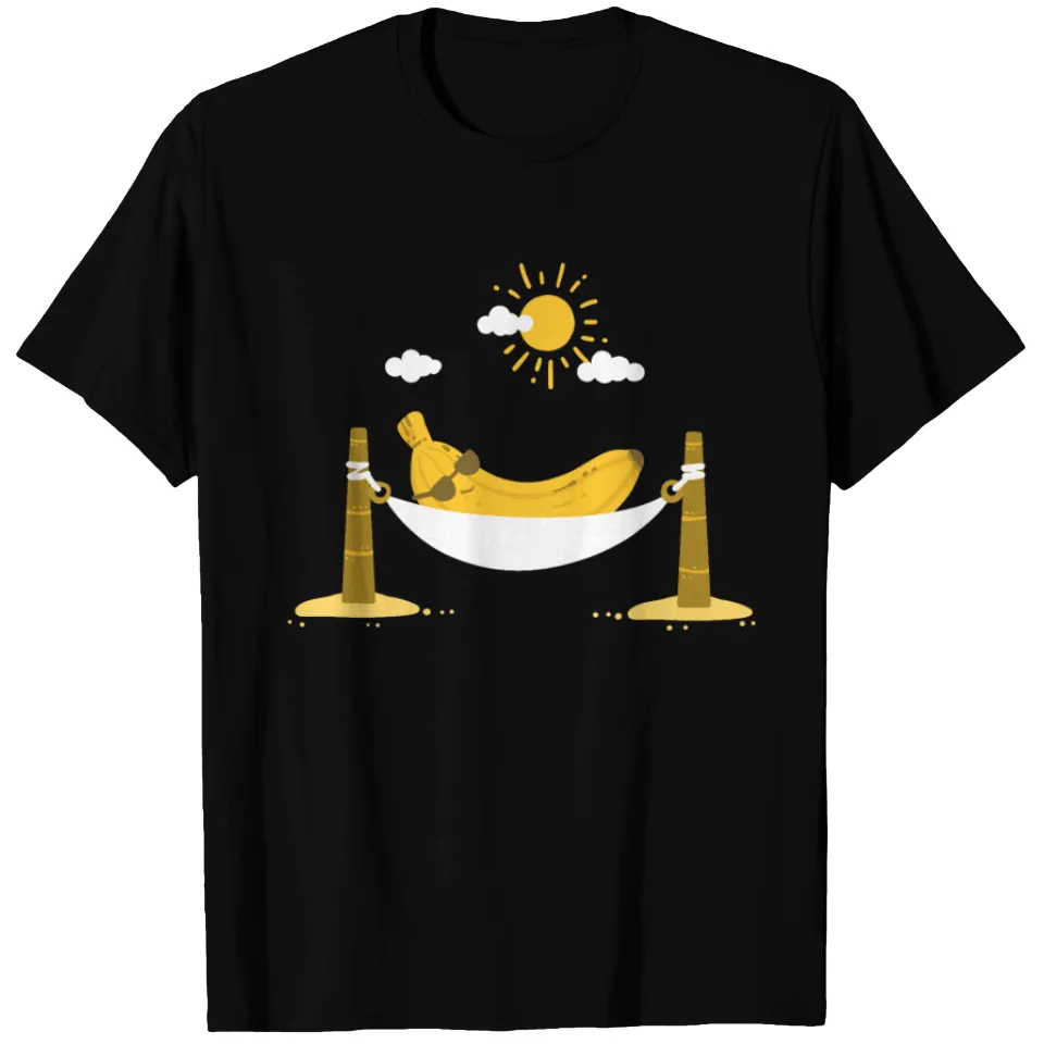 Banana Hammock Swing Kawaii T-shirt for Men — Mens T Shirts