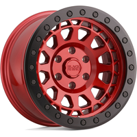 Roues Black Rhino Primm Beadlock Rouge - 17x8.5 - 6x139.7 -30 Offset