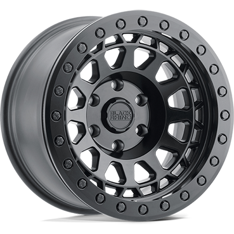 Black Rhino Primm Beadlock Matte Black Wheels - 17x8.5 -5x127 -38 Offset — Wheels & Rims