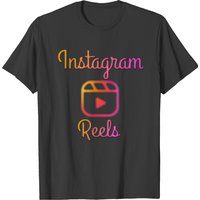 Instagram Reels Logo Design T-Shirt for Men — Mens T Shirts
