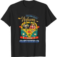 T-shirt pour hommes On A Dark Desert Highway Cool Wind In My Hair — T-shirts pour hommes