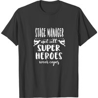 Stage Manager T-Shirt for Men in Black