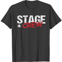 Stage Crew T-shirt for Men in Black