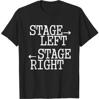 T-shirt Citation Stage Left Stage Right pour hommes — T-shirts pour hommes