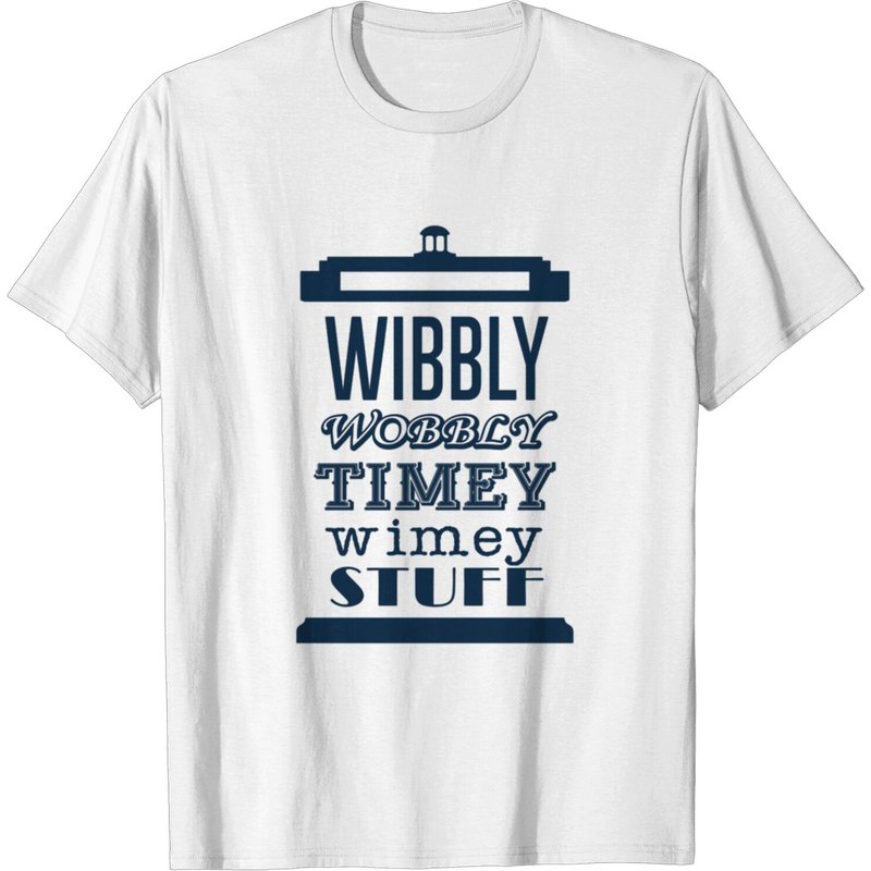 T-shirt Wibbly Wobbly Timey Wimey Stuff pour hommes — T-shirts pour hommes