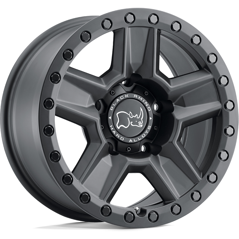Black Rhino Ravine Matte Black Wheels - 17x8.5 - 5x127 Bolt Pattern — Wheels & Rims