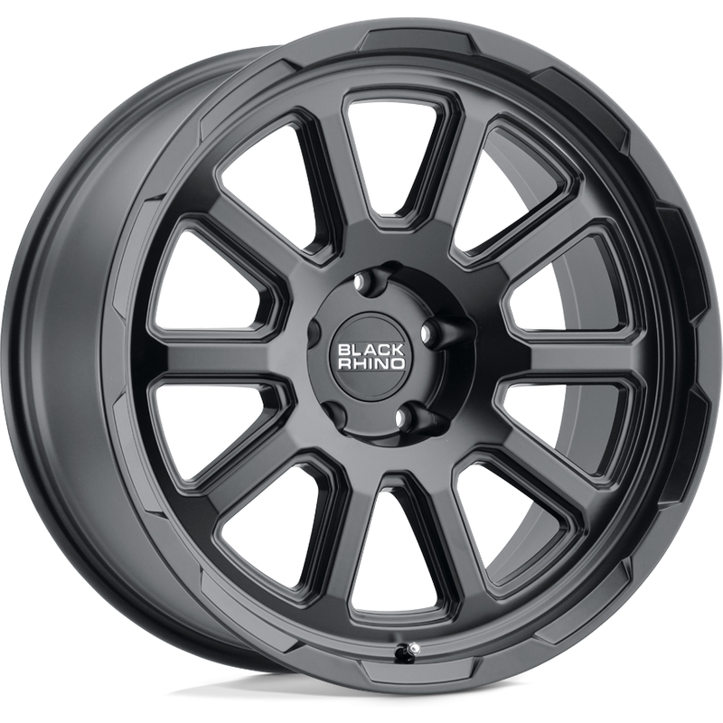 Black Rhino Chase Matte Black Wheels - 17x9 - 6x120 Bolt Pattern — Wheels & Rims