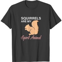 Squirrels : T-shirt Squirrels Are My Spirit Animal pour hommes — T-shirts pour hommes