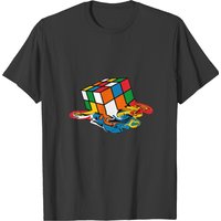T-shirt Melting Rubik's Cube Toy pour hommes — T-shirts pour hommes