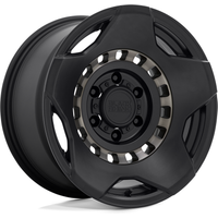 Roues Black Rhino Muzzle Noire Mate avec Anneau Mach Tint - 17x9