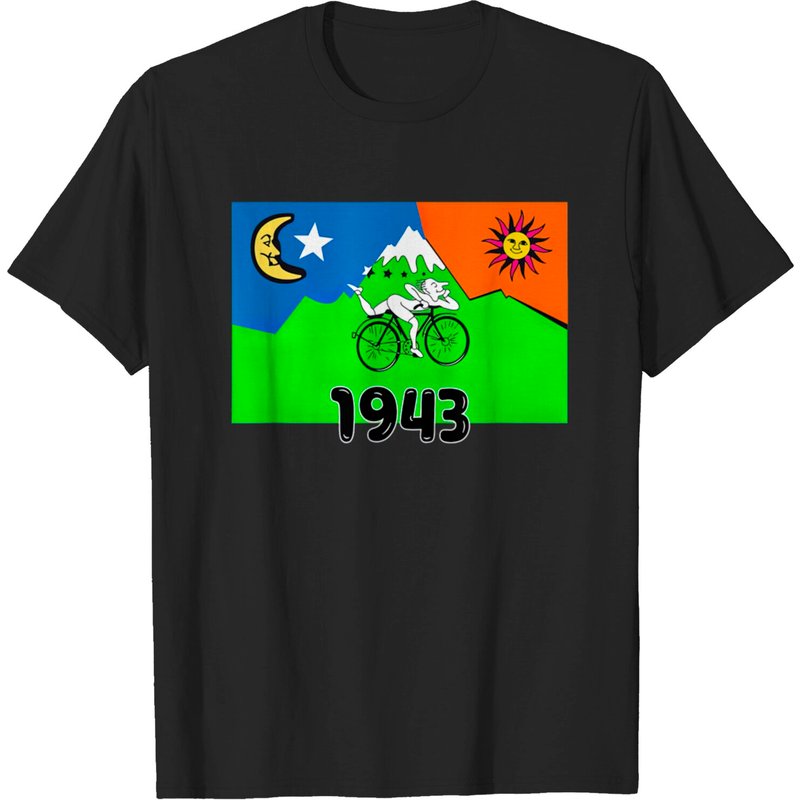T-shirt Homme Bicycle Day 1943 LSD Acid Hofmann Trip — T-shirts pour hommes