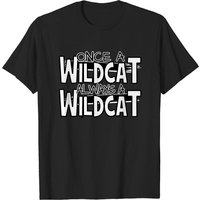 Une fois un Wildcat, toujours un Wildcat T-shirt de fierté scolaire pour hommes