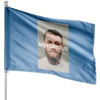 Connor McGregor Mugshot House Flags - Double-Sided Print — Decorative Flags
