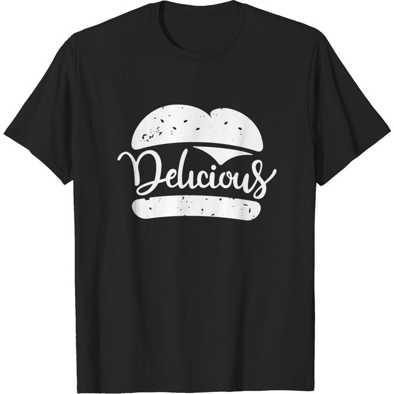 T-shirt Délicieux pour Hommes en Noir — T-shirts pour hommes