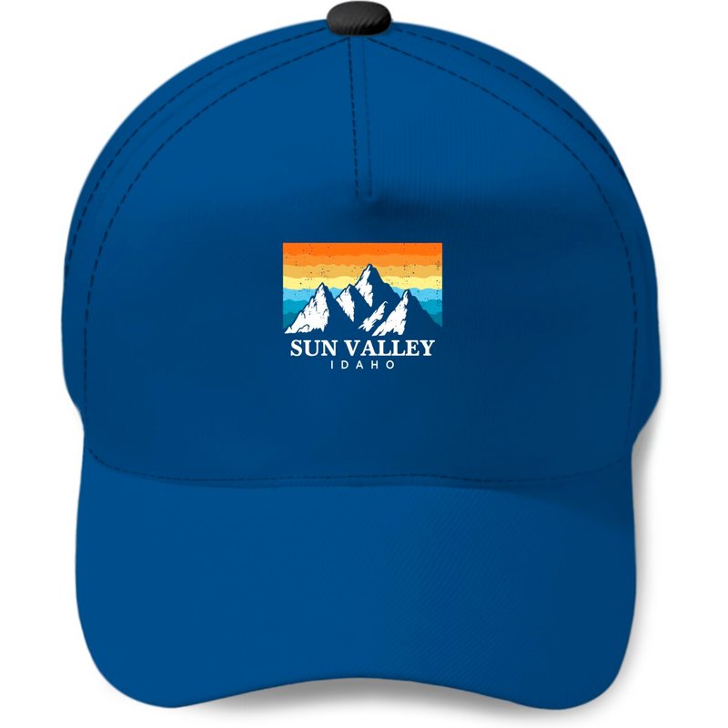 Casquette de baseball souvenir Vintage Sun Valley Idaho Mountain Hiking — Casquette de baseball