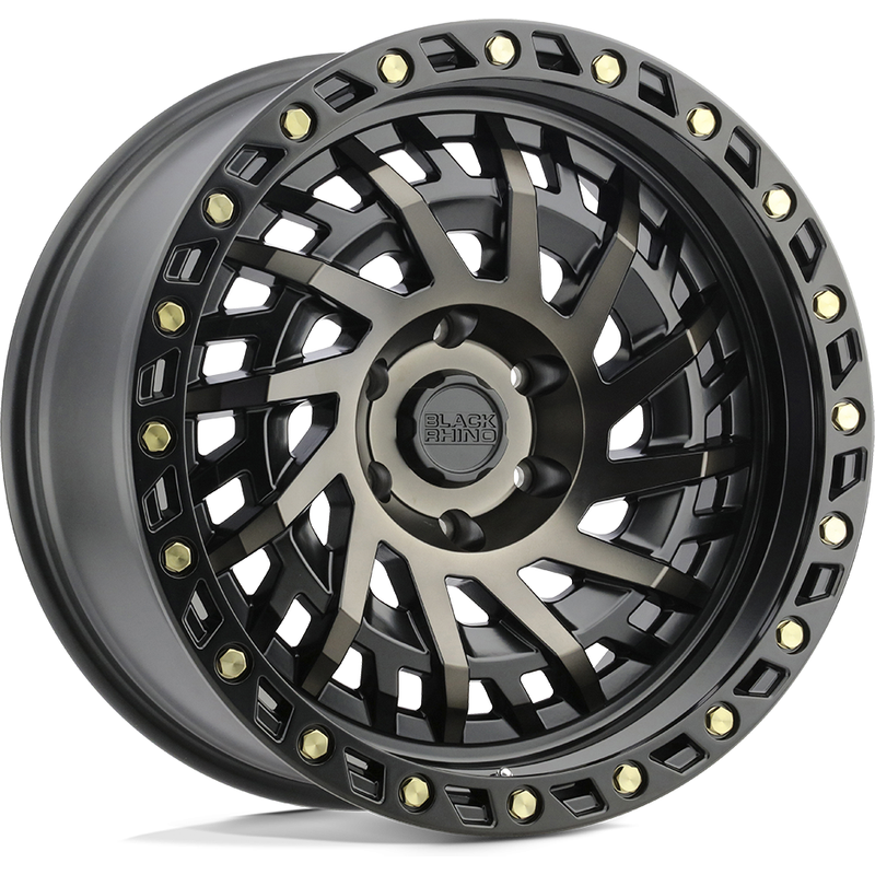 Black Rhino Shredder Matte Black Wheels - 17x9 -6x139.7 Bolt Pattern — Wheels & Rims