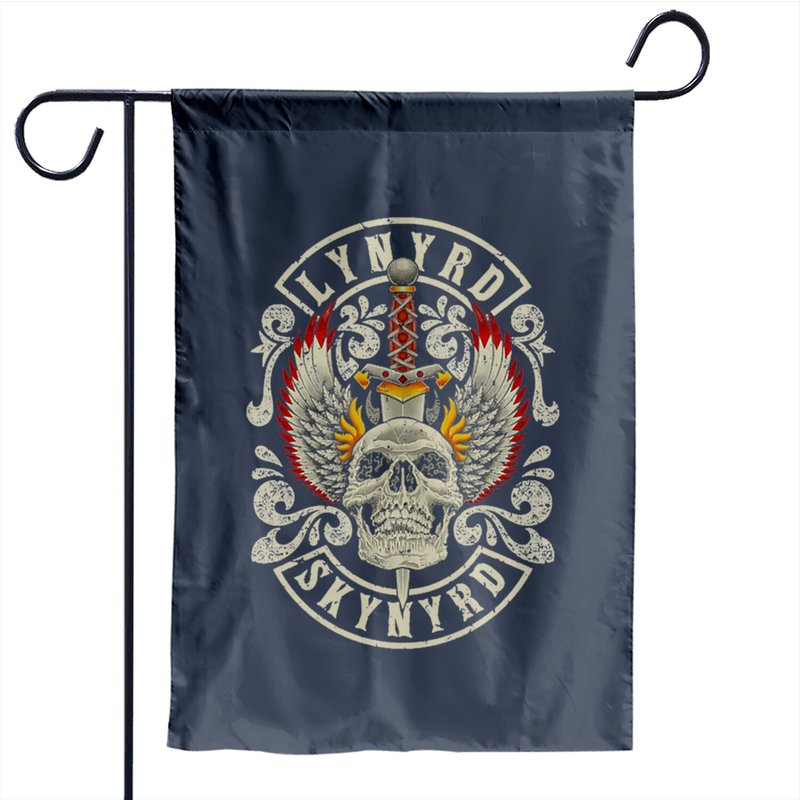 Lynyrd Skynyrd Legend Rocks Garden Flags — Decorative Flags