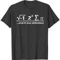 I Eight Sum Pi I Ate Some Pie T-shirt for Men