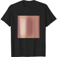 T-shirt Glamorous Rose Gold Glitter pour hommes — T-shirts pour hommes