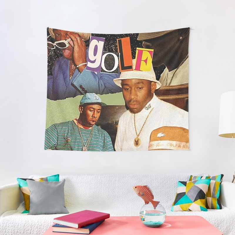 Tapisserie Vintage Tyler The Poster — Tapisseries murales