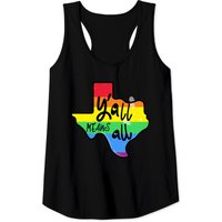 Débardeur Y'all Means All Texas Pride pour hommes — T-shirts pour hommes