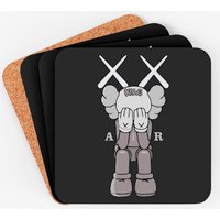 Kaws Scan Coasters with Cork Bottoms — Coasters & Placemats