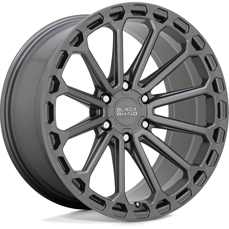 Black Rhino Kaizen Matte Gunmetal Wheels - 17x9.5 - 6x139.7 -12 Offset — Wheels & Rims